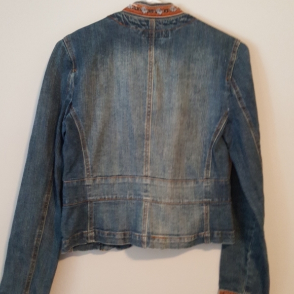 Paris Blues vintage blue jean denim jacket. M - Picture 9 of 11